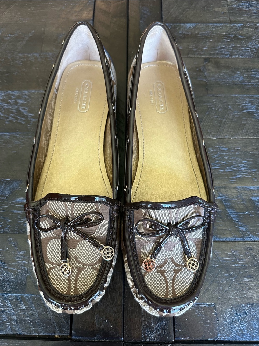 Coach Finna Khaki Loafers